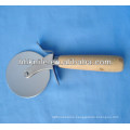 Stainless Steel Pizza Cutter with wooden handle